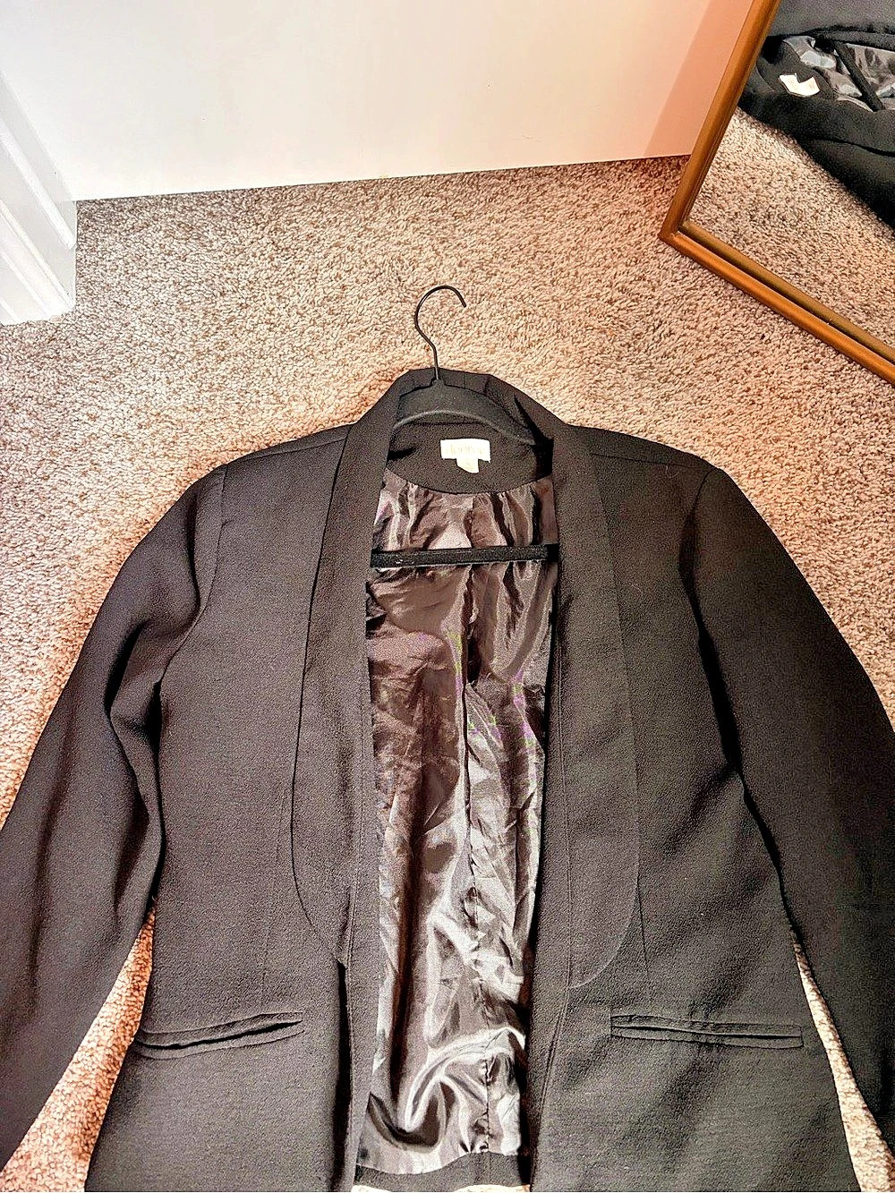 Decree Black Blazer Size Small